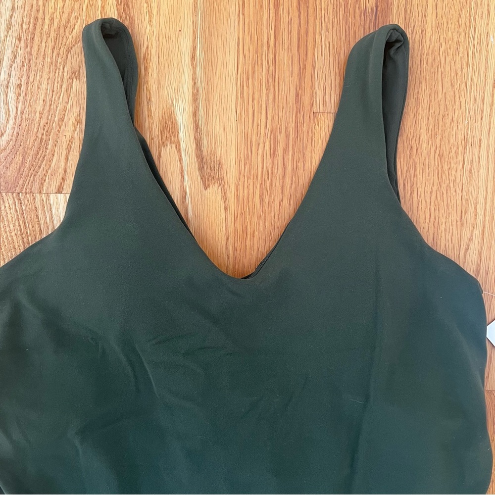 🆕 Athleta Transcend Dress – Aspen Olive – Small Petite – NWT - Picture 4 of 10
